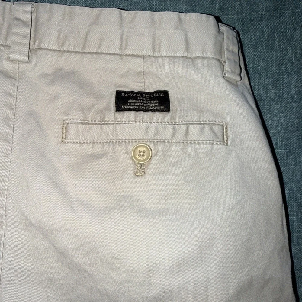 Banana Republic Fulton Skinny Chino Pants Khaki 29x32 On Tag Casual Men's Youth
